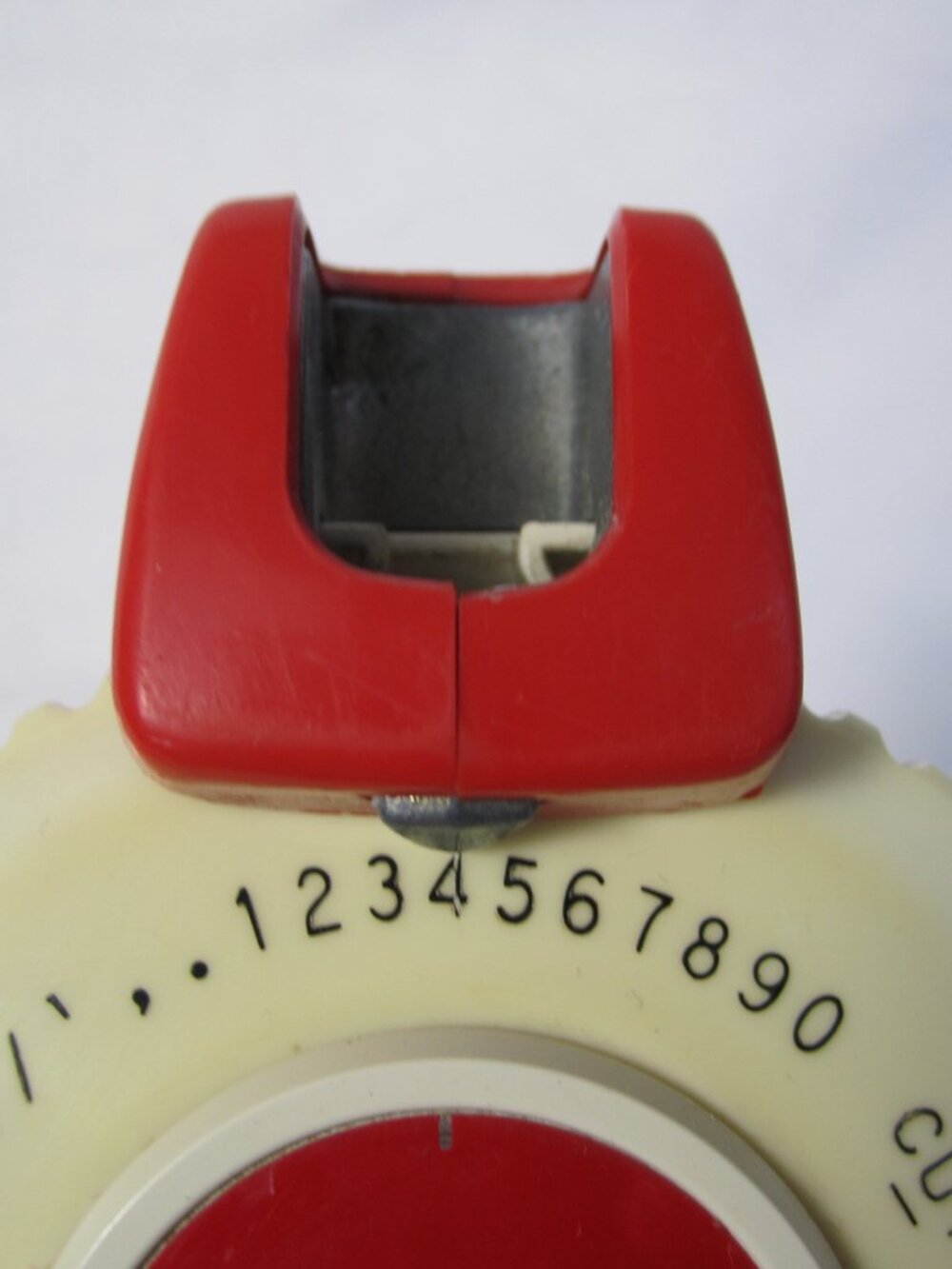 Astro Compact Handheld Rotary Label Maker Embosser Orange Vintage - Tested-Works - Picture 8 of 11